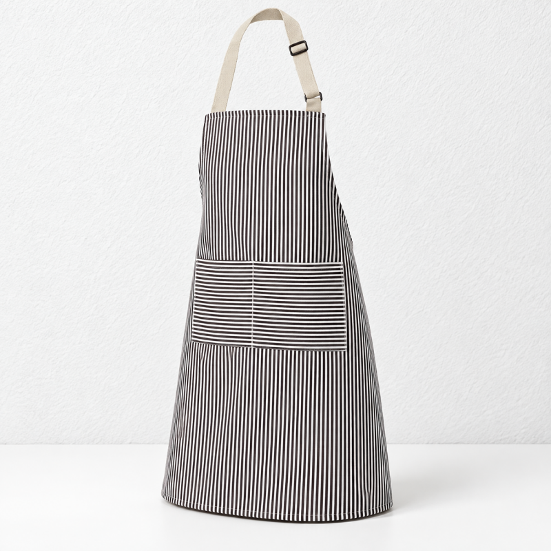 CouldNook Striped Cooking Apron - Adjustable Neck Strap
