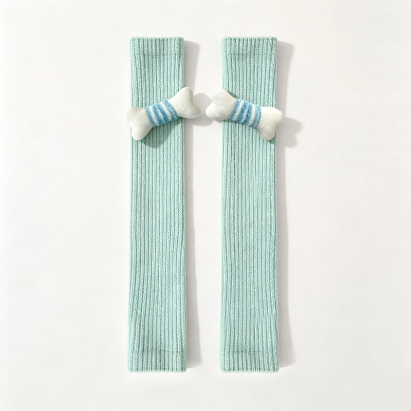 CouldNook Bow Pom Slouch Socks - Playful Sneaker Accent