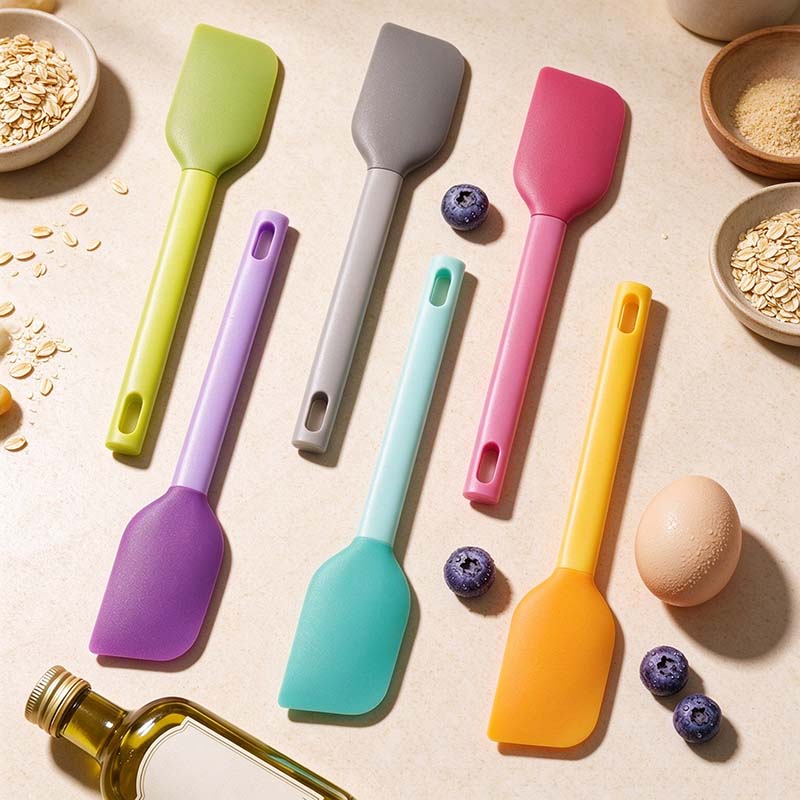 CouldNook Baking Spatula - Broad Head and Contrasting Handle Colors