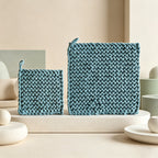 CouldNook Japanese Chunky Knit Trivet - Minimalist Woven Square Mat