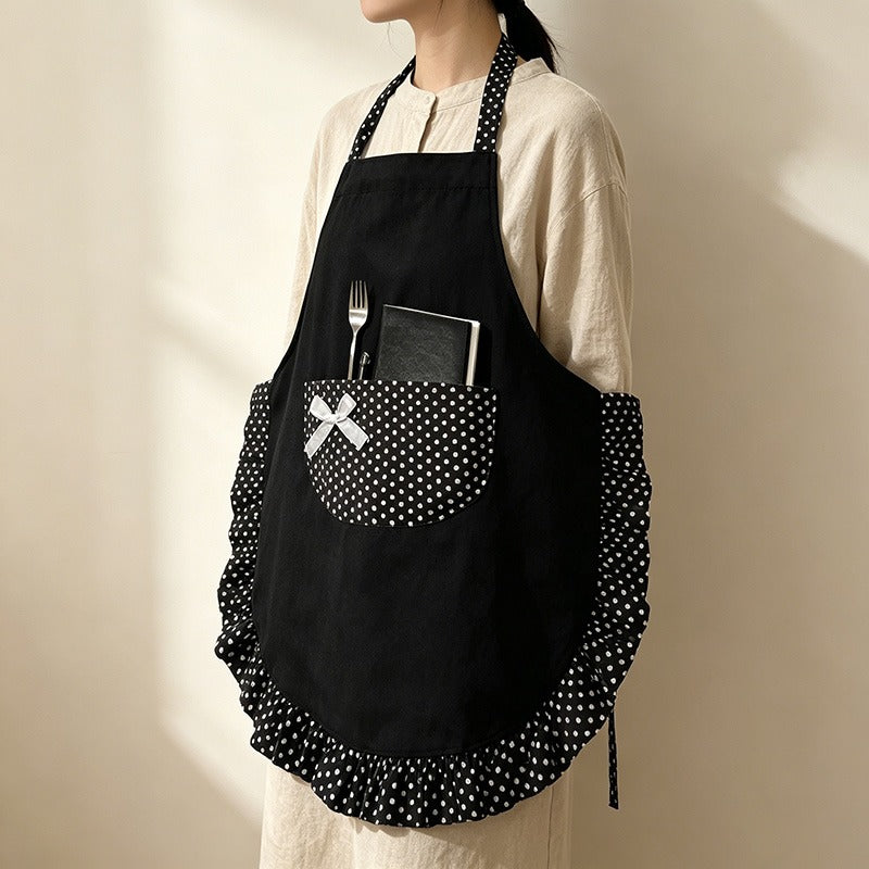 Bow Princess Backband Apron - Polyester Kitchen Apron