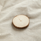 3.14'' -3.54'' Round Wood Slice Wall Decor - Christmas Natural Craft Ornaments(20PCS）