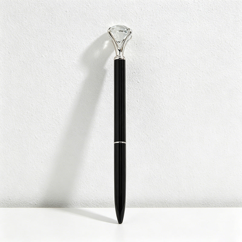 CouldNook Pen-Large Diamond Top Twist Retractable Metal Ballpoint Pen Custom Logo Gift Pen for Office Advertising School