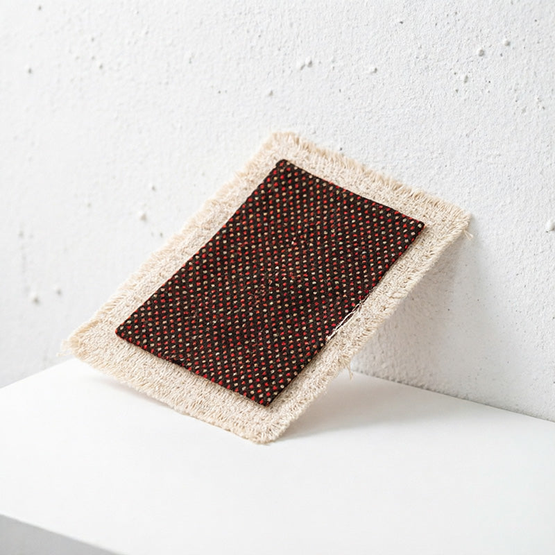 CouldNook Vintage Zen Waterproof Fabric Tea Mat - Chinese Wabi-Sabi Placemat