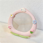 CouldNook Cute Peach-Shaped Vanity Mirror - Adjustable Desktop Makeup Mirror