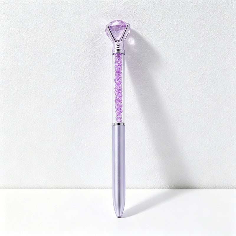 CouldNook Pen-Large Diamond Top Crystal Glitter Retractable Ballpoint Pen Custom Logo Gift Pen for Office Advertising