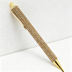 CouldNook Pen-Bling Bling Rhinestone Paved Retractable Metal Ballpoint Pen Luxury Gift Pen for Office School Wedding