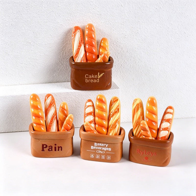 CouldNook 3D Miniature Food Fridge Magnets - Cute Kitchen Decor (Set of 6)