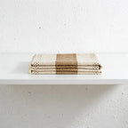 CouldNook Farmhouse Cotton Linen Table Runner - Rustic Boho Woven Macrame Mat