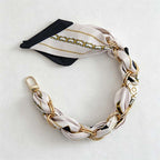 CouldNook Botanical Scarf Phone Wrist Strap - Upscale Anti‑Drop Lanyard