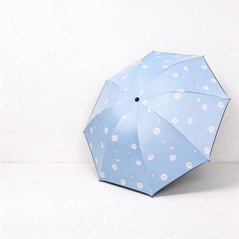 Folding Umbrella Collection - Printed Solid and Gradient Canopies
