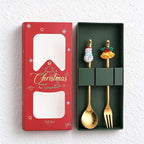 CouldNook Christmas Cutlery Set - Character Tops and Decorative Charm Designs