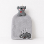 CouldNook Cartoon Coral Fleece Hand Towel‑Hanging Absorbent Cloth