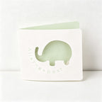 Hollow Out Mini Greeting Cards, 8 Assorted Designs Foldable Thank You Cards for Birthday Wedding Holiday
