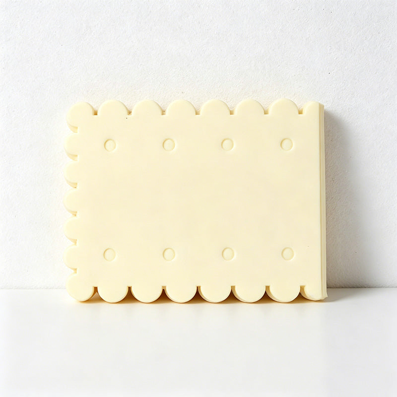 CouldNook Kawaii Scented Biscuit Pocket Notebook - Soft Rubber Memo Pad