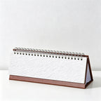 CouldNook Mini Desk Calendar - Minimalist English Desktop Calendar 2026-2025
