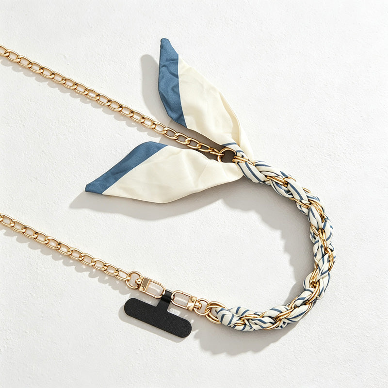CloudNook Detachable Scarf Phone Chain‑Crossbody Anti‑Lost Lanyard