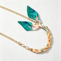 CouldNook Long Botanical Phone Strap - Leaf Scarf Shoulder Carry