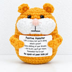CouldNook Crocheted Character Doll - Textured Shapes And Little Message Cards