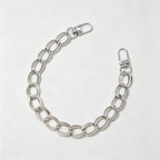 CouldNook Silver Monochrome Phone Wrist Strap - Scarf Link Loop
