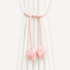CouldNook 3D Flower Curtain Tie Rope 2PCS Set - Window Styling Accent