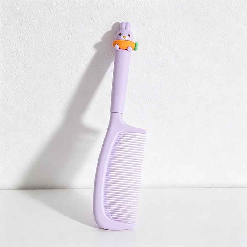 CouldNook Adorable Carrot Bunny Flat Comb - Kawaii Pastel Styling Comb(set of 12)