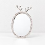CouldNook Decorative Mirror Accessory - Sculpted Outlines And Ornamental Border Designs