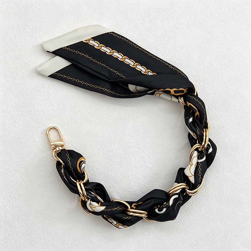 CouldNook Botanical Scarf Phone Wrist Strap - Upscale Anti‑Drop Lanyard