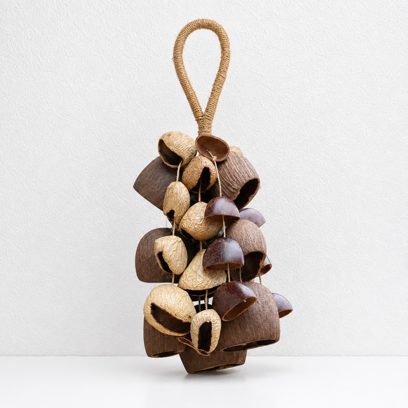 CouldNook Natural Seed Bag Charm - Boho Nut Pendant