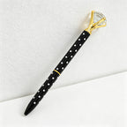 CouldNook Pen-Large Diamond Top Twist Retractable Metal Ballpoint Pen Custom Logo Gift Pen for Office Advertising School