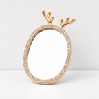CouldNook Decorative Mirror Accessory - Sculpted Outlines And Ornamental Border Designs