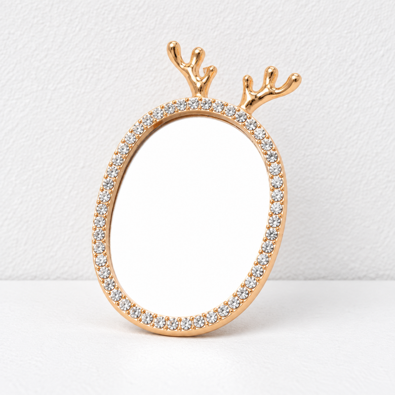 CouldNook Decorative Mirror Accessory - Sculpted Outlines And Ornamental Border Designs