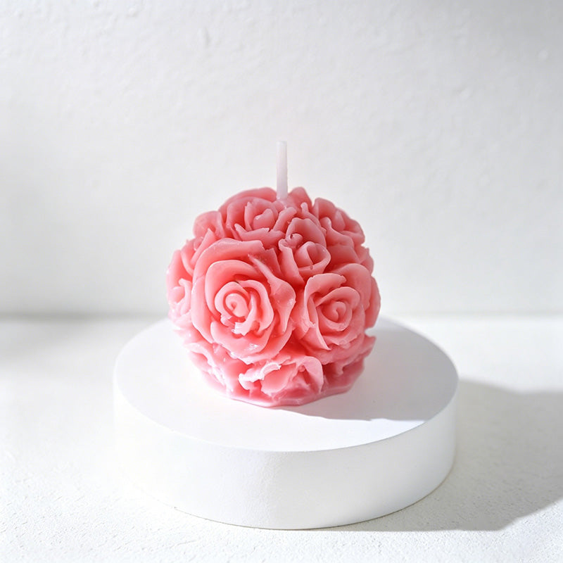CouldNook Scented Candles - Handmade Sculpted Rose Shaped Candle