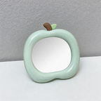 CouldNook Cute Apple-Shaped Vanity Mirror - Desktop Freestanding Makeup Mirror