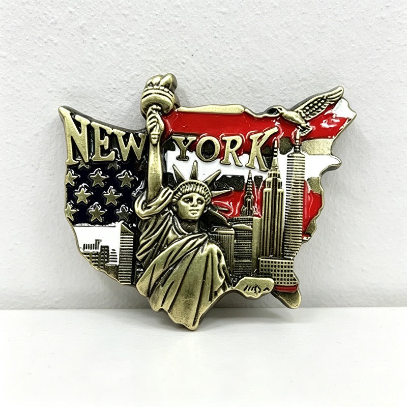 US Travel Souvenir Refrigerator Fridge Magnet - American Landmark Fridge Decor