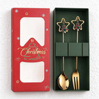 CouldNook Christmas Cutlery Set - Character Tops and Decorative Charm Designs