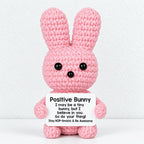 CouldNook Crocheted Character Doll - Textured Shapes And Little Message Cards