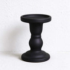 CouldNook Glass Pedestal Candle Holder - Tiered Stem And Separate Candle Options