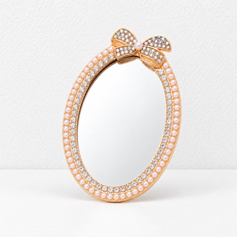 CouldNook Decorative Mirror Accessory - Sculpted Outlines And Ornamental Border Designs