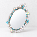 CouldNook Decorative Mirror Accessory - Sculpted Outlines And Ornamental Border Designs
