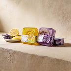 CouldNook Natural Loofah Exfoliating Soap Bar - Essential Oil Body Scrub