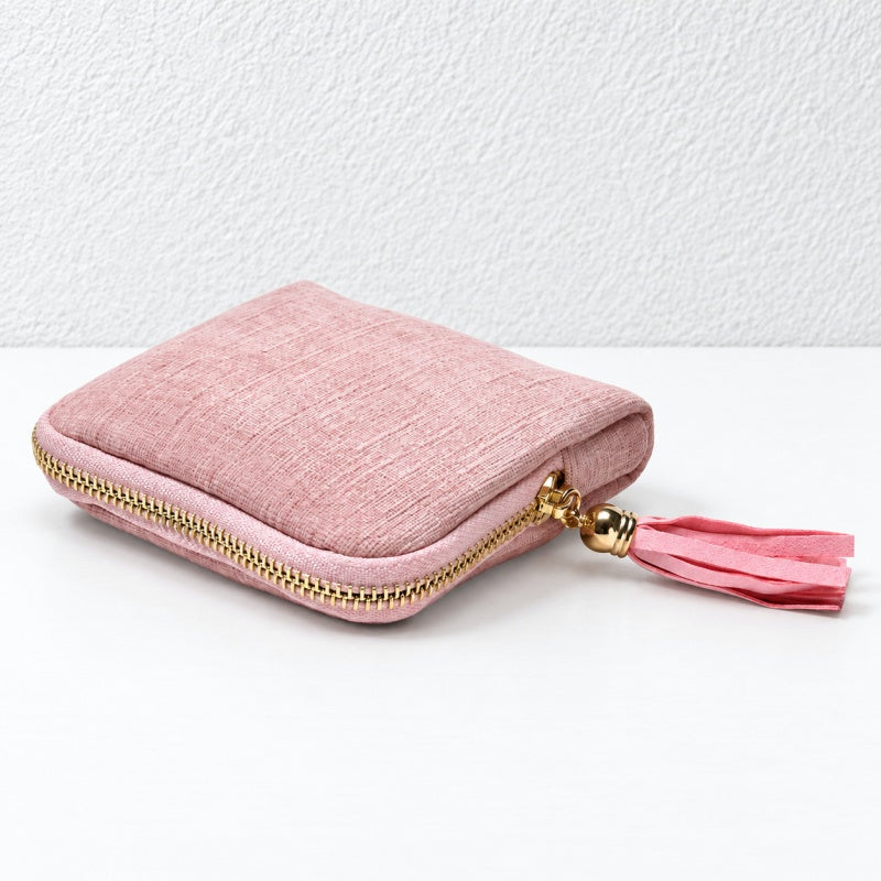 CouldNook Jewelry Pouch - Layered Interior and Tassel Zip Detail