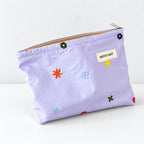 CouldNook Embroidered Flower Makeup Pouch - Pastel Panels