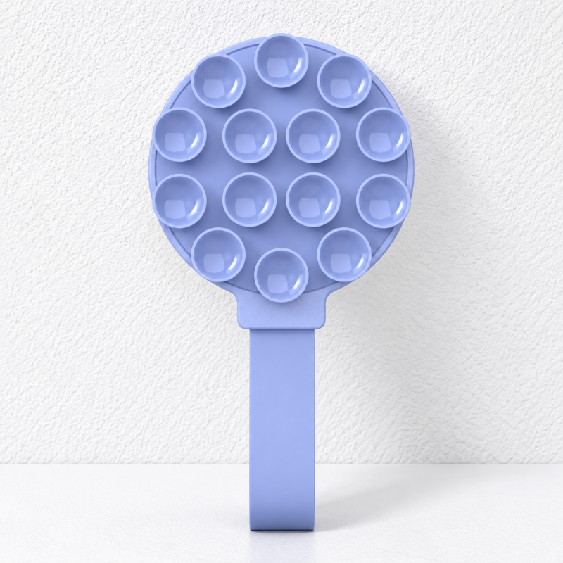 CouldNook Magnetic Suction Phone Grip - Round Cup Pad and Flexible Finger Loop