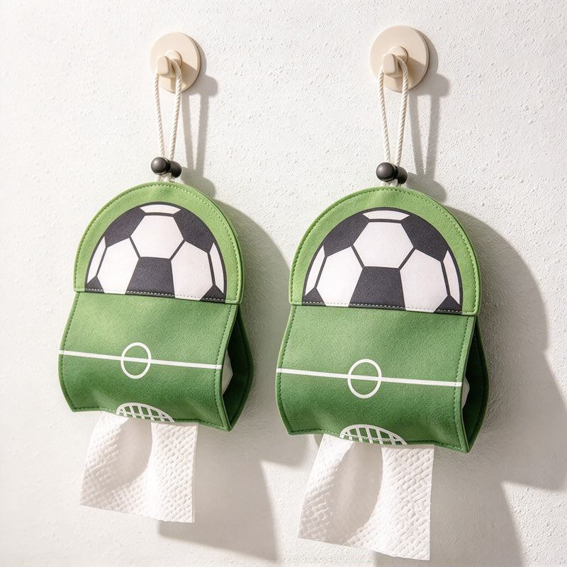 CouldNook Hanging Tissue Pouch - Soccer Or Dessert Design
