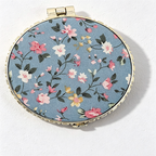 CouldNook Floral Compact Mirror - Three Double-Sided Folding Shapes