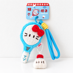 CouldNook Plush Sports Charm - Smiling Rackets and Coordinated Ball Details