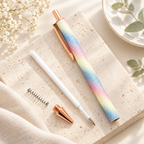 CouldNook Metal Ballpoint Pen - Glitter Finishes and Slim Clip