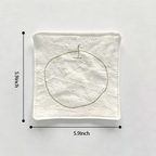 CouldNook Minimal Stitch Drink Coaster - Warm Table Accent