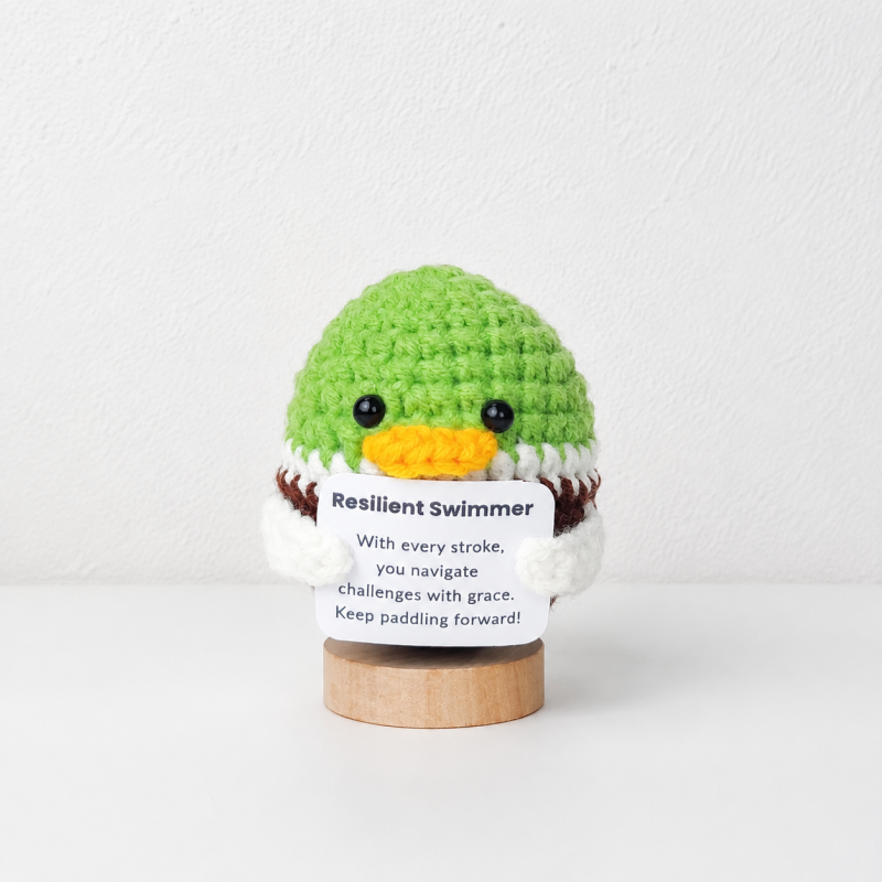 CouldNook Assorted Animal Message Figure - Wooden Display Base